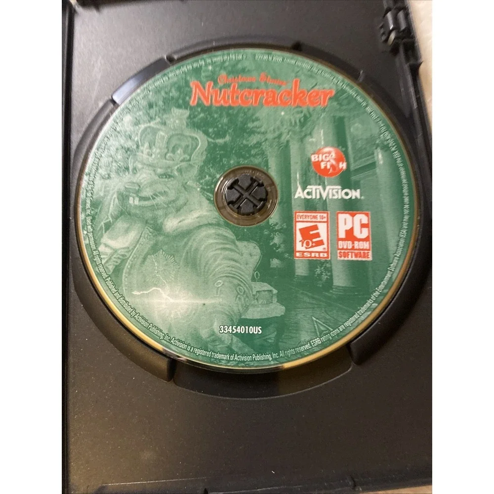 Christmas Stories NUTCRACKER PC CD ROM Hidden Object BONUS Game VTG